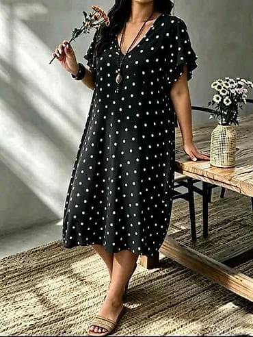 o bag torbe: Haljina na tufne, model 30018 - Kroj: midi dužina, A-linija, lagano — 1