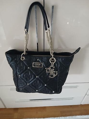 torba akcija: GUESS torbe – dve modele 1) Siva torba sa monogram printom - — 6