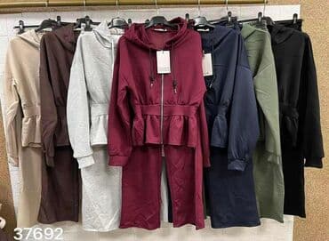 Donji veš: Ženski komplet trenerke sa kapuljačom – gornji deo + pantalone - — 2