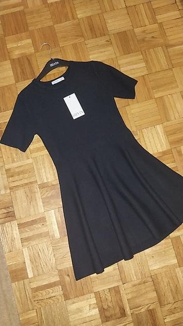 moonsun haljine: Dilvin crna haljina standardna velicina za S do L - Model: kratki — 2