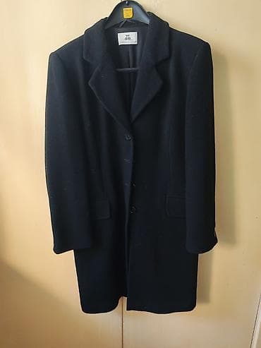 afrodita haljine: Dugački crni kaput – Afrodita Mode Collection (AMC) - Klasičan kroj — 1