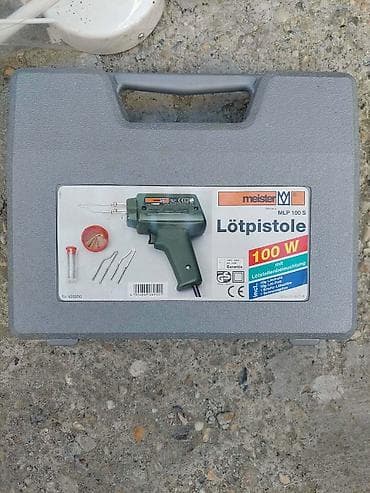 saracki alat: Meister MLP 100 S – Pištolj za lemljenje 100 W u koferu - Snaga: 100 — 2
