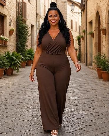 kompleti za svadbu za punije dame: 08. ZA PUNIJE DAME ✨ KOMBINEZON 💫💫💫 4.900 DIN Veličine: XL • 2XL • — 5