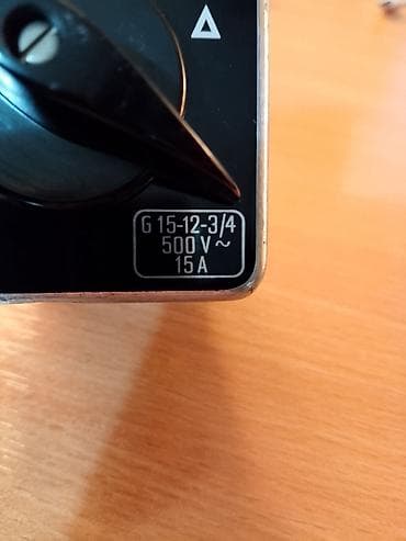torbe za alat: Prekidač/prekidačnik za preklapanje zvezda–trougao (Y/Δ), industrijski — 2