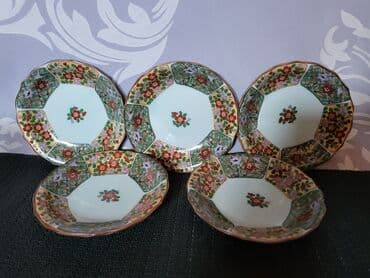 Kuhinjski setovi: Cinijice nove porcelanske,vintaz,rucno oslikane pa glazirane — 5