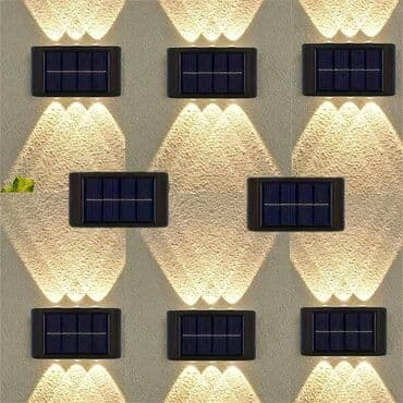neprodate sofe u pola cene: 6 LED solarnih zidnih svetala za spoljnu upotrebu/2 komada. Opremljen — 1