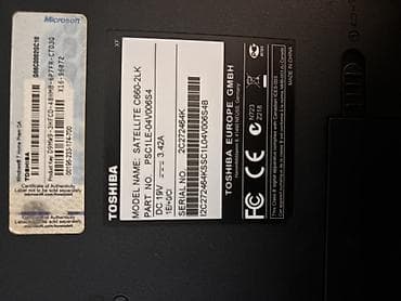 stalak za laptop: Toshiba Satellite C660-2LK laptop - Model: Satellite C660-2LK (Part — 3