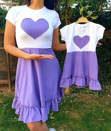 haljina 10: Haljine za mame i devojcice - rade se u velicinama od 1 do 12, i za — 1