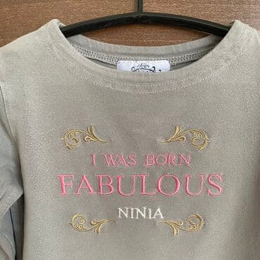 Bodiji i zeke za bebe: Preslatka Ninia majica-bluza za devojcice Nosena,ali u ok stanju,moze — 2