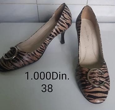 kozne cipele 37: Elegantne ženske štikle – više modela, crne 1) Velur, špic, klasičan — 8