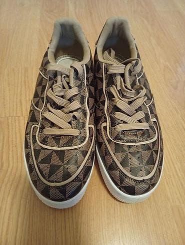 karo haljina: Patike sa platformom, geometrijski print - Model: niske patike sa — 4