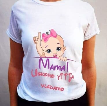 majca haljina: Izrada majci po vašoj želji
S.m.l.xl.xxl 2000din
Boja: Bele i Crne — 1