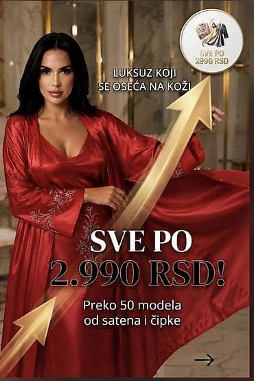 karike: Luksuzne ženske spavaćice i kućni ogrtači – satenske i čipkane — 1