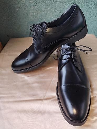 armani cipele: Muške elegantne cipele – crne, Oxford/Cap-toe Ug 32cm - Model — 3