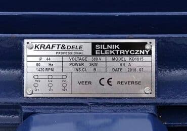 elektromotor cena: Elektromotor trofazni Kraft&dele 3kw 1420 obrtaja Novi u — 5