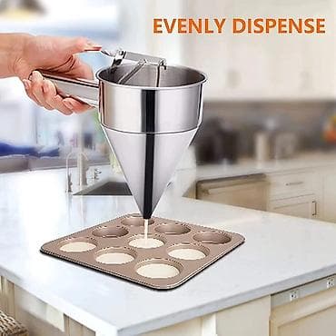 prekrivaci za decu: Juxiong/Akee dozator testa za kolače od nerđajućeg čelika.  — 5