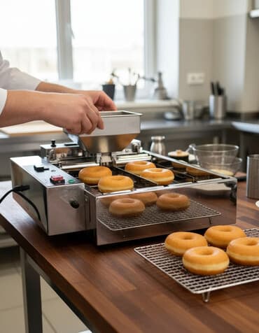 indukcioni reso sa dve ringle: 🎉 AKCIJA! Automatska mašina za krofne sa redom – veliki kapacitet — 1