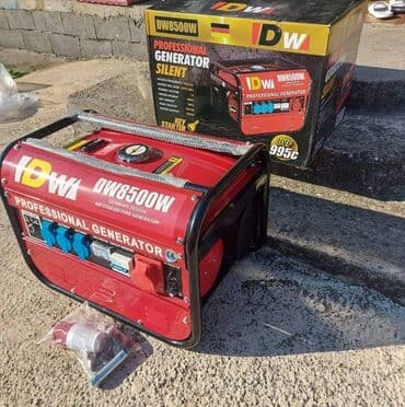 sklopka za agregat: Nemacki agregat DW GERMANY 8.5KW 340€ Potrosnja: Benzin ( 1L-1H ) — 4