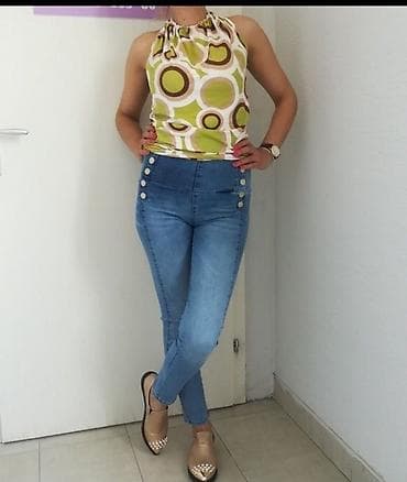 louis vitton patike: Ženske skinny farmerice sa visokim strukom. Par puta nošene, bukvalno — 3