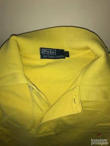 intimissimi majice: Original Ralph Lauren majica M 100% cotton Zuta boja sa crvenim znakom — 2