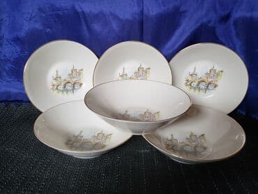 porcelanske solje za caj: Cinije 1949g +. J.Seltmann Vohenstrauss Bavaria. Komada 6 u — 2