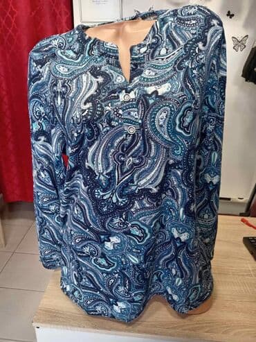 Košulje, bluze i tunike: XL, Viskoza, bоја - Šareno — 4