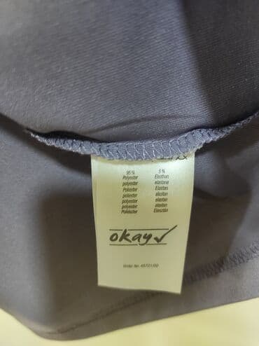 crop top c a: 3XL (EU 46), Poliester, bоја - Siva — 4