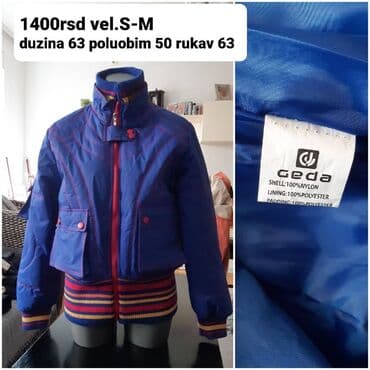 mackage jakne: Kraca plava jakna kao nova vel.odgovara S i M. Kao nova — 1