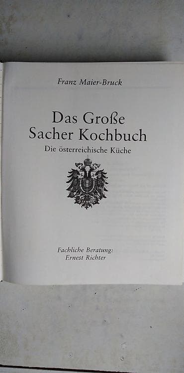odeća za krupne: Knjiga:Das Grosse Sacher Kochbuch(Kuvar za poslastice) 24,5 cm. 604 — 2