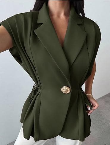 sakoi zenski: ✅Ženski bezrukavni sako – elegantan i moderno krojen prsluk-sako — 7