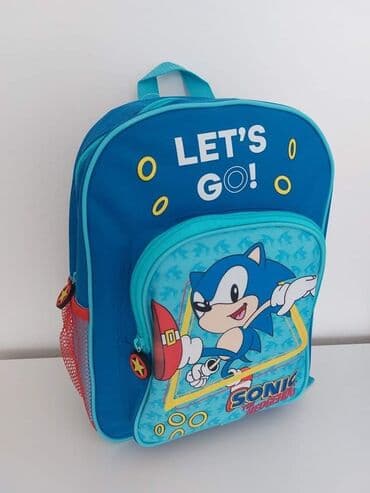 letnji kompleti za zene: Sonic ranac za vrtić
Cena: 1700 dinara — 1