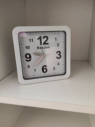 romanson satovi: Table clock, color - White — 4