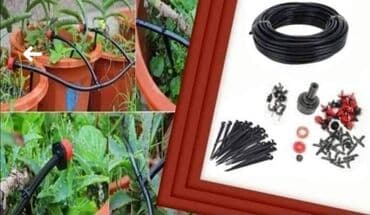 tablete za bazen 10 u 1: Set za navodnjavanje baste,cveca. Duzina je 15m sa 15 — 3