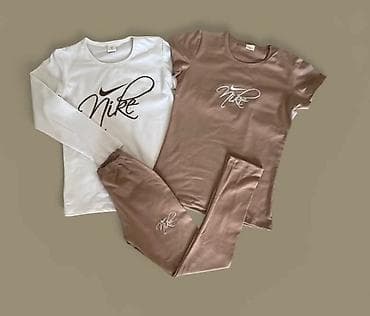 Farmerke: 🩷 Trodelni set-bruseni pamuk Bluza+majica+helanke 16 Set 2650din ✅✅Dva — 3