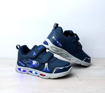 nepromočive patike: Patike sa led svetlima, lagane i efektne. Pertla je lažna, a čičak — 1