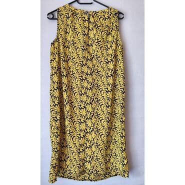 visece mindjuse sa cirkonima: Zara L (EU 40), color - Yellow, Oversize, Without sleeves — 3