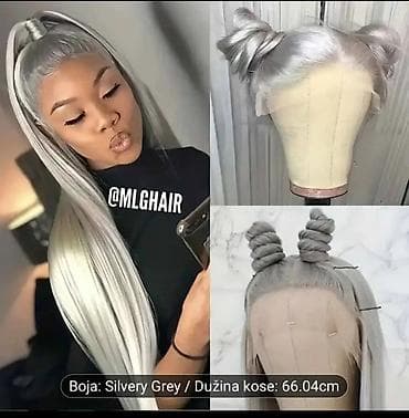 torbice za devojke: Perike – različiti modeli i boje - Tip: ravne duge perike za žene i — 2