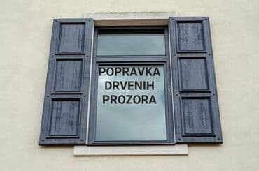 Usluga: Popravka drvenih prozora - Stručno održavanje i reparacija
