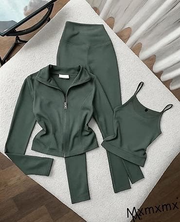 komplet odece: Ženski sportski komplet – 3 dela Gs - Sastav: prsluk-top na tanke — 4