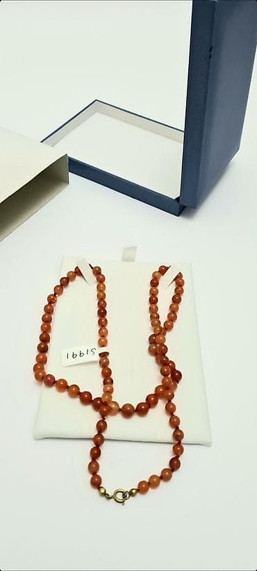 naocare u obliku srca: • Na prodaju stara, a potpuno nova lepa ogrlica od karneola! - Čuvana — 6