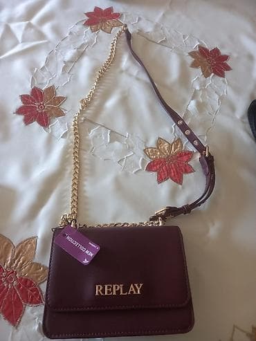 ranac sa imenom: Replay ženska torbica preko ramena - Model: Replay, New Collection — 2