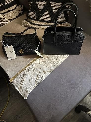 jean pascale jakna: Dve elegantne crne torbe - Model 1: Pletena crossbody/ramena torba u — 1