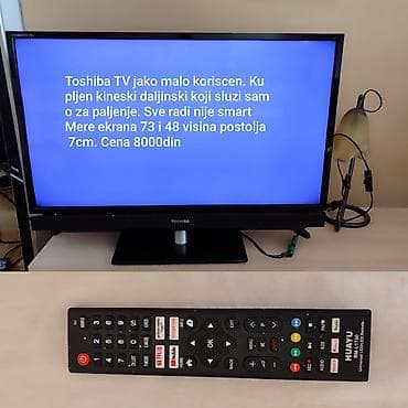 android tv box 128gb: Toshiba LCD/LED TV sa postoljem. - Dijagonala ekrana: širina 73 cm — 1