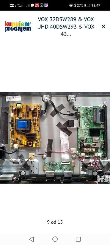 dozer za lekove: VOX LED televizori – delovi i ploče Dostupni delovi i oznake sa — 9
