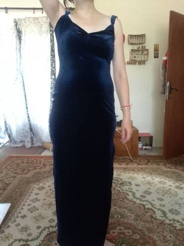 zarina haljina: 9Fashion Woman S (EU 36), bоја - Tamnoplava, Na bretele — 1