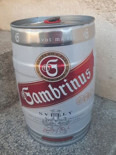 sampanjac za decu: Gambrinus bure od piva 5l prazno 5l raritet lično preuzimanje bg ili — 8