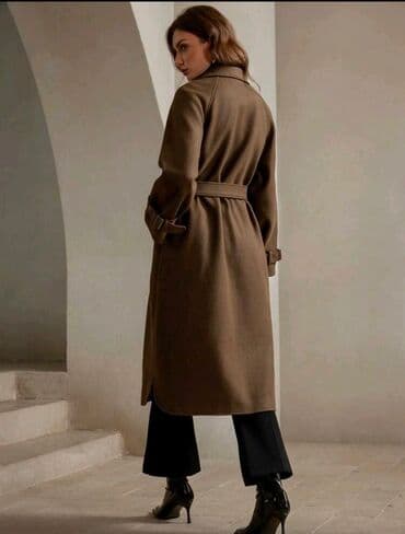pojas za kaput: Elegantni ženski kaputi – dugi kroj - Model: klasičan dugi kaput sa — 3