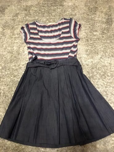 haljine secene ispod grudi: 0101 Brand M (EU 38), L (EU 40), color - Blue, Cocktail, Short sleeves — 1