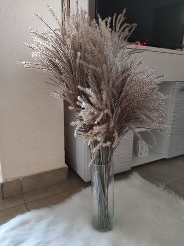 pesak za cvece: Artificial flower, color - Beige — 7