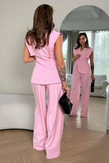 Lične stvari: 💫💫Damski komplet – sako bez rukava i pantalone sa širokim nogavicama — 6